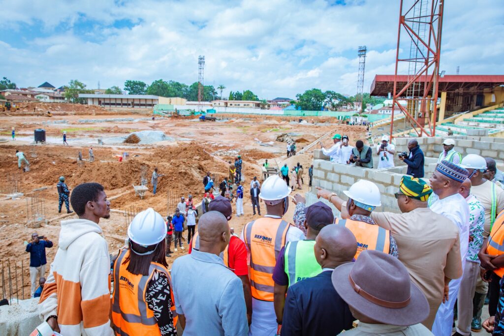 NFF President Applauds Mutfwang’s Vision as Rwang Pam Stadium Sees Major Upgrades in Governor’s Second Visit This Month 46ca88e0 9563 438d A880 42164942d566 1 1024x683