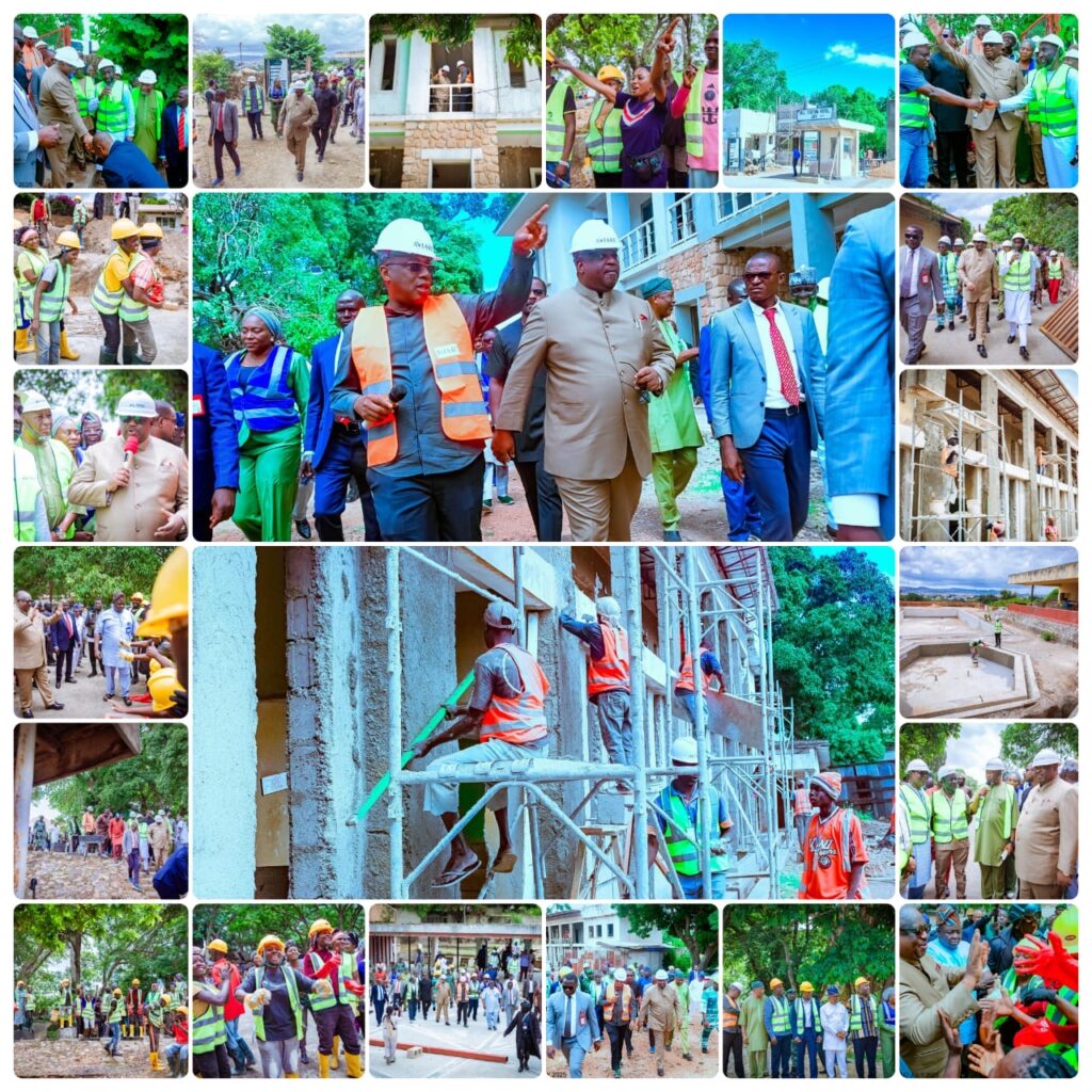 GOVERNOR MUTFWANG INSPECTS RENOVATION WORKS AT PLATEAU Hotel , HILL STATION HOTEL