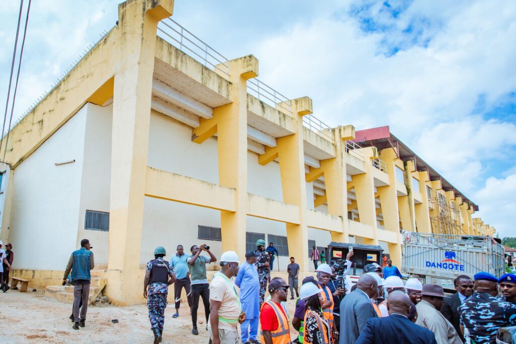 NFF President Applauds Mutfwang’s Vision as Rwang Pam Stadium Sees Major Upgrades in Governor’s Second Visit This Month 6216948e 51a9 474a 839a 7a65ccb31632 1 1024x683