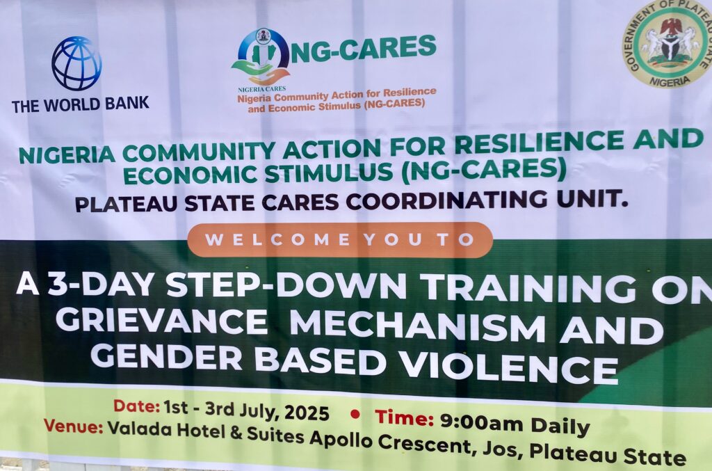 Plateau State NG-CARES Training: Governor Mutfwang’s Leadership Delivers Training on Grievance Management, Gender-Based Violence Prevention