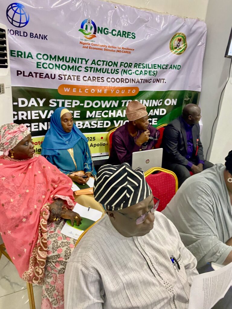 Plateau State NG-CARES Training: Governor Mutfwang’s Leadership Delivers Training on Grievance Management, Gender-Based Violence Prevention IMG 1619 768x1024