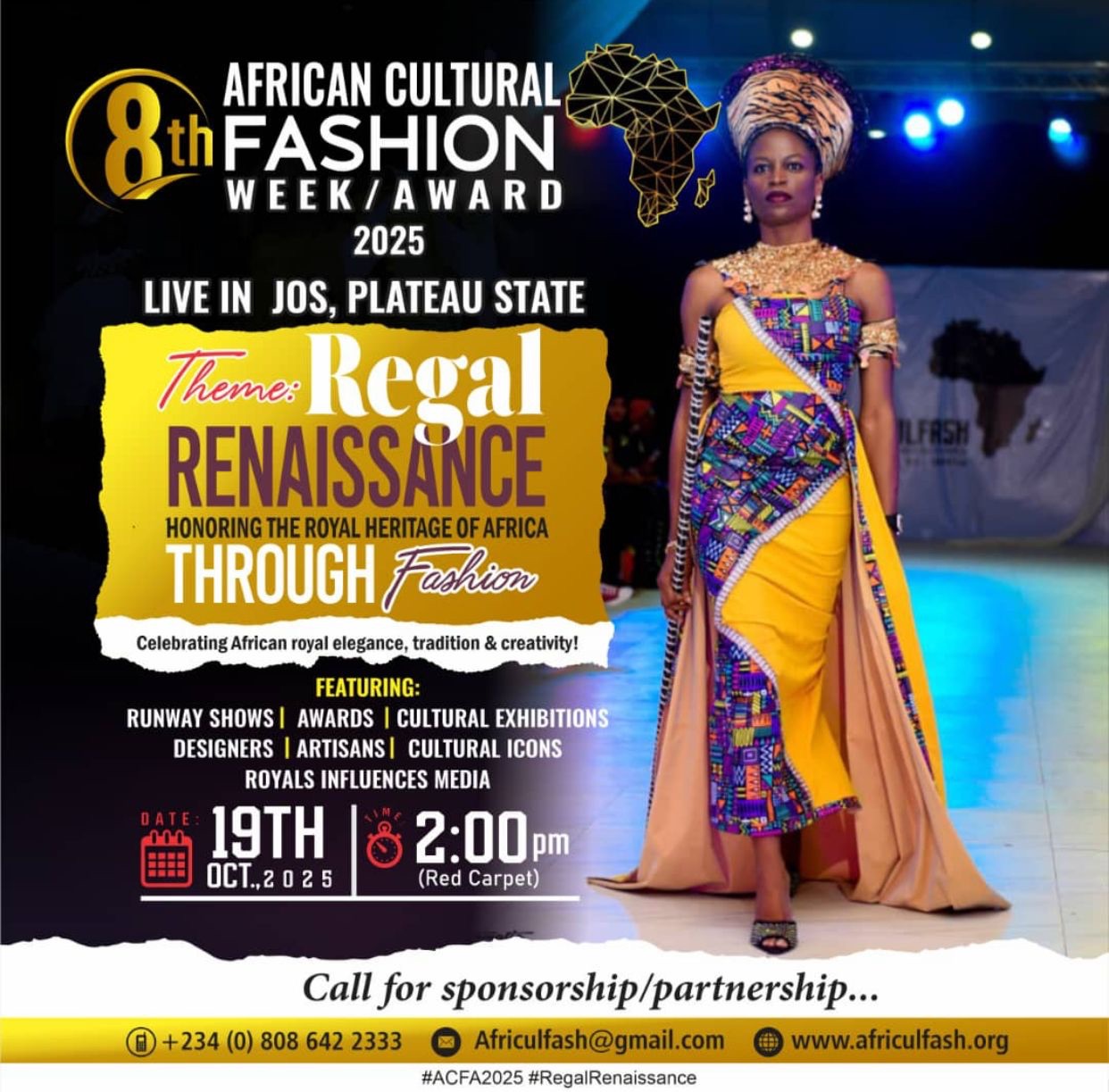 African Cultural Week 2025 in Jos Hosts The Regal Renaissance: A Journey Through Fashion and Heritage