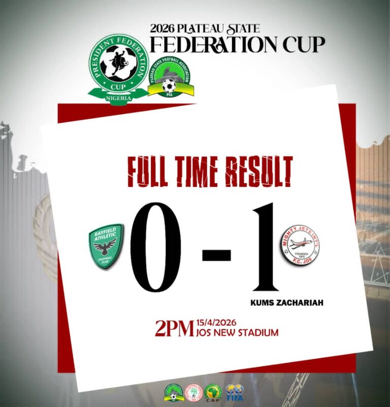 Plateau State Federation Cup: Mighty Jets Feeders Book Semi-Final Spot After Narrow Win Over Rayfield Athletics