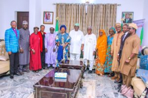 The Governor of Plateau State,Governor Mutfwang receives Dariye committee report, reaffirms commitment to lasting peace in Plateau