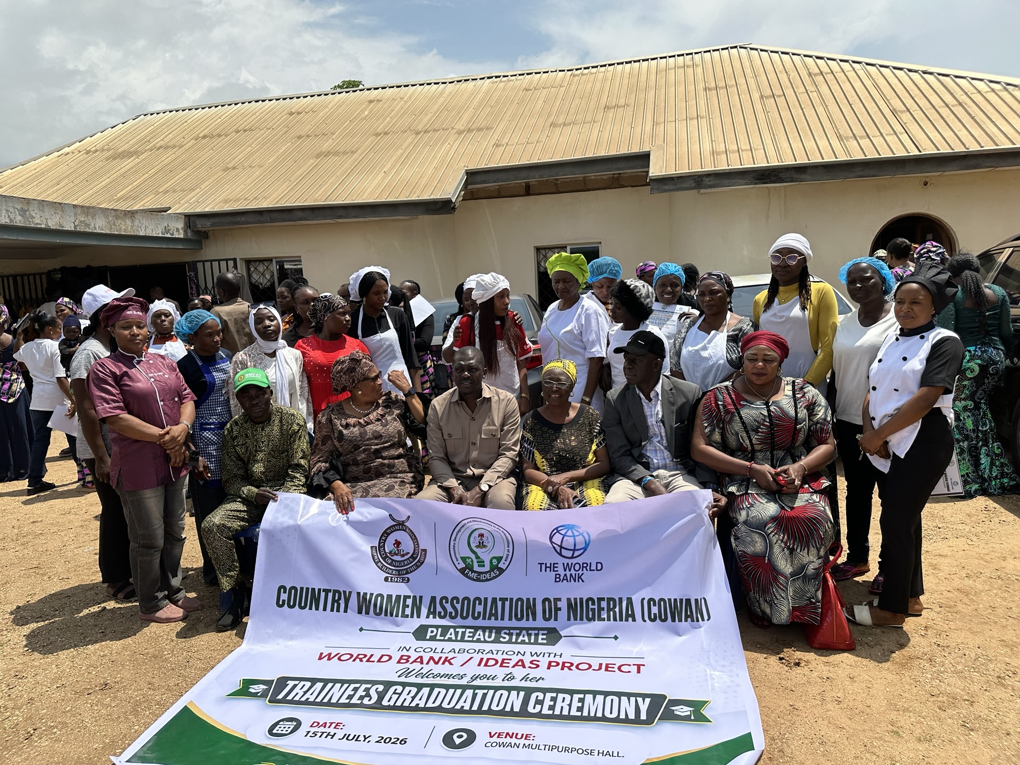 COWAN, World Bank IDEAS Project Graduate Over 100 Plateau State Youths in Vocational Skills